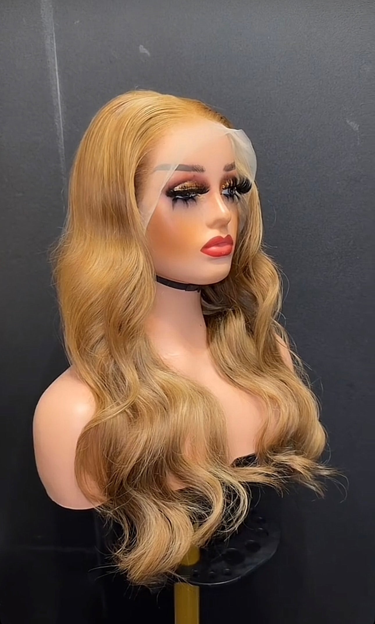 Perruque Lace Front Wig naturelle, cheveux humains, pre-plucked, couleur blond miel brun, 13x4,à reflets, pour femmes