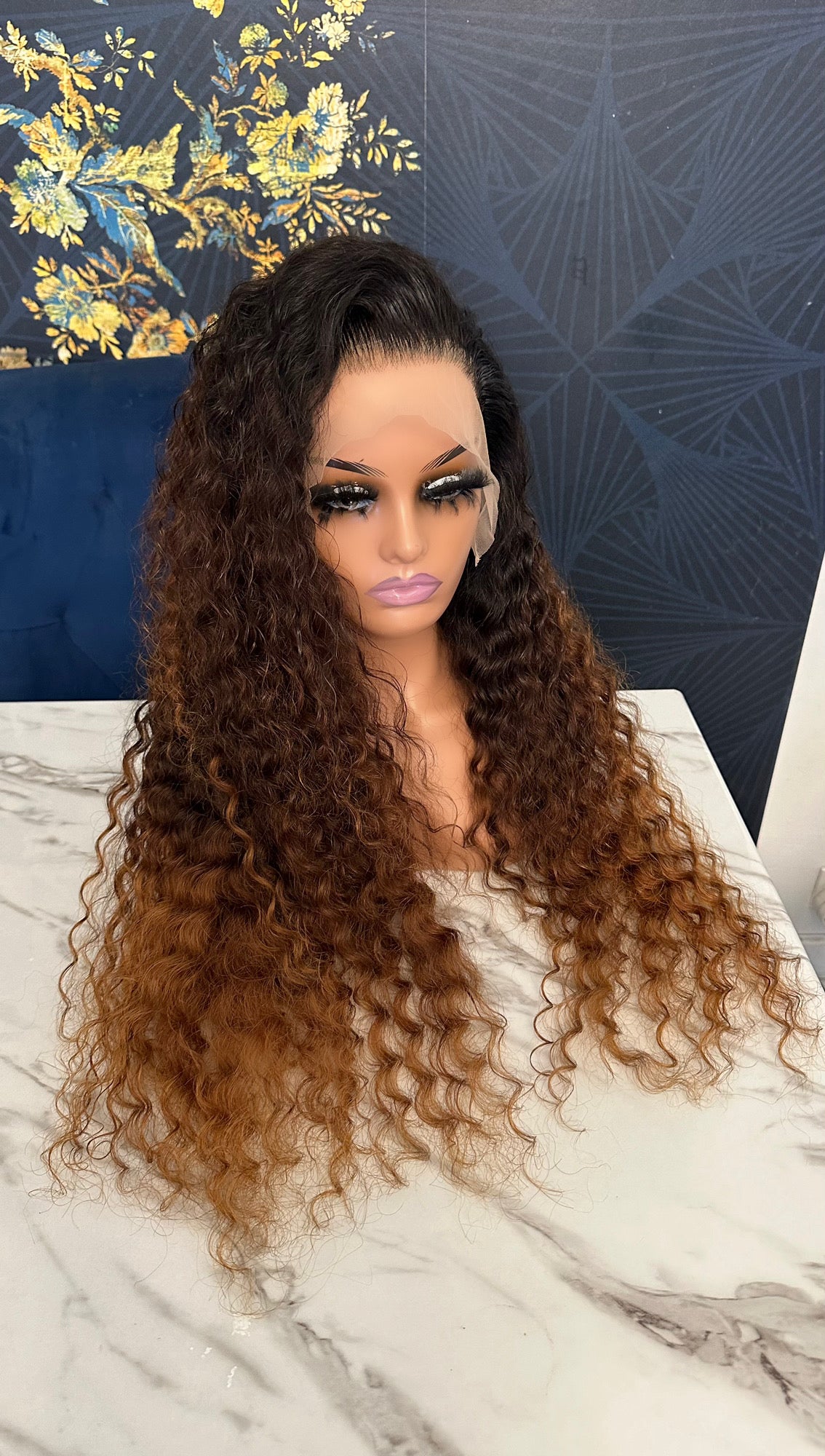 Perruque Lace Front Wig transparente bouclée pour femmes noires, cheveux de bébé, doux, longs, blonds, bruns, pré-épilés, densité 220, degré de chaleur,