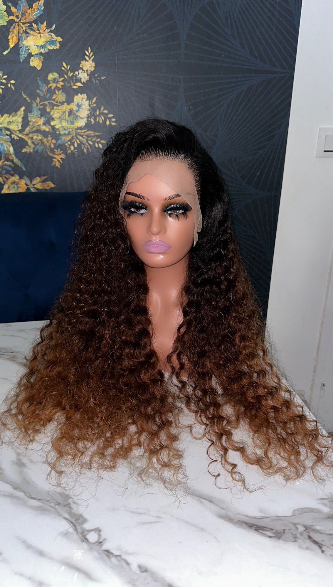 Perruque Lace Front Wig transparente bouclée pour femmes noires, cheveux de bébé, doux, longs, blonds, bruns, pré-épilés, densité 220, degré de chaleur,