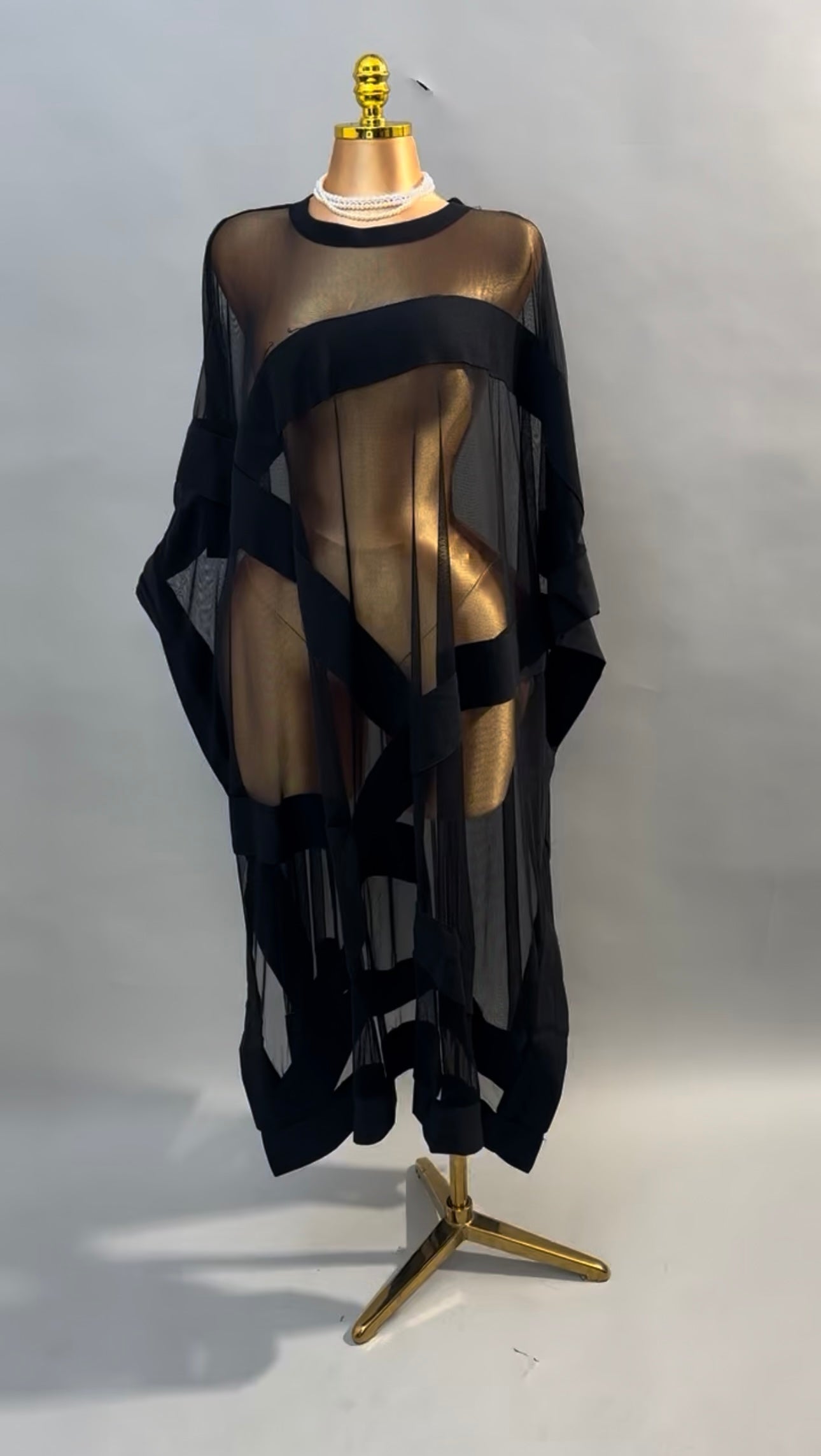Robe transparente