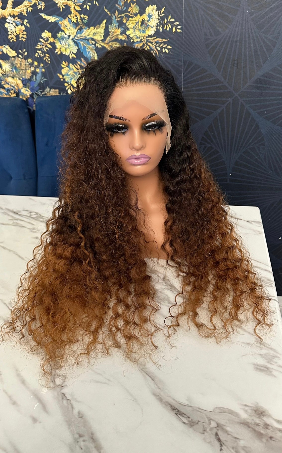 Perruque Lace Front Wig transparente bouclée pour femmes noires, cheveux de bébé, doux, longs, blonds, bruns, pré-épilés, densité 220, degré de chaleur,