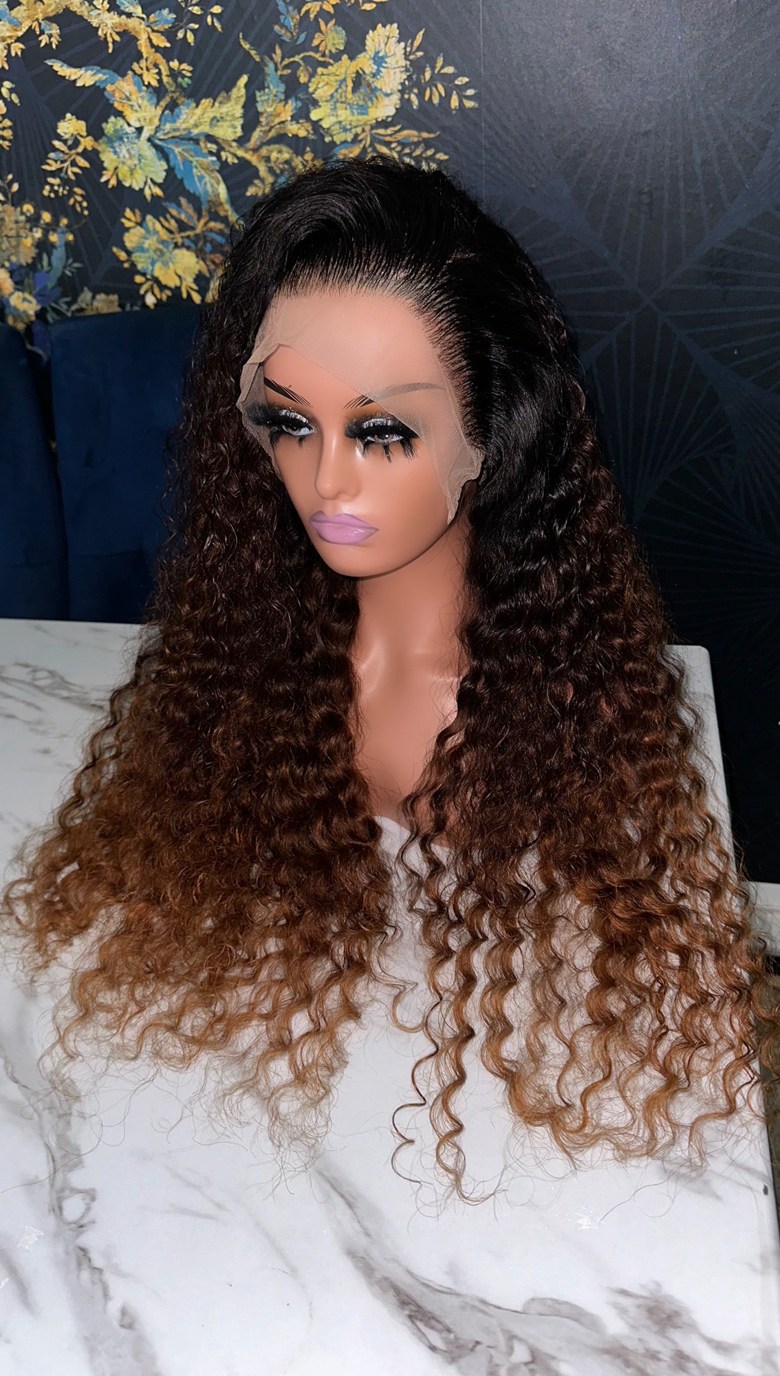 Perruque Lace Front Wig transparente bouclée pour femmes noires, cheveux de bébé, doux, longs, blonds, bruns, pré-épilés, densité 220, degré de chaleur,