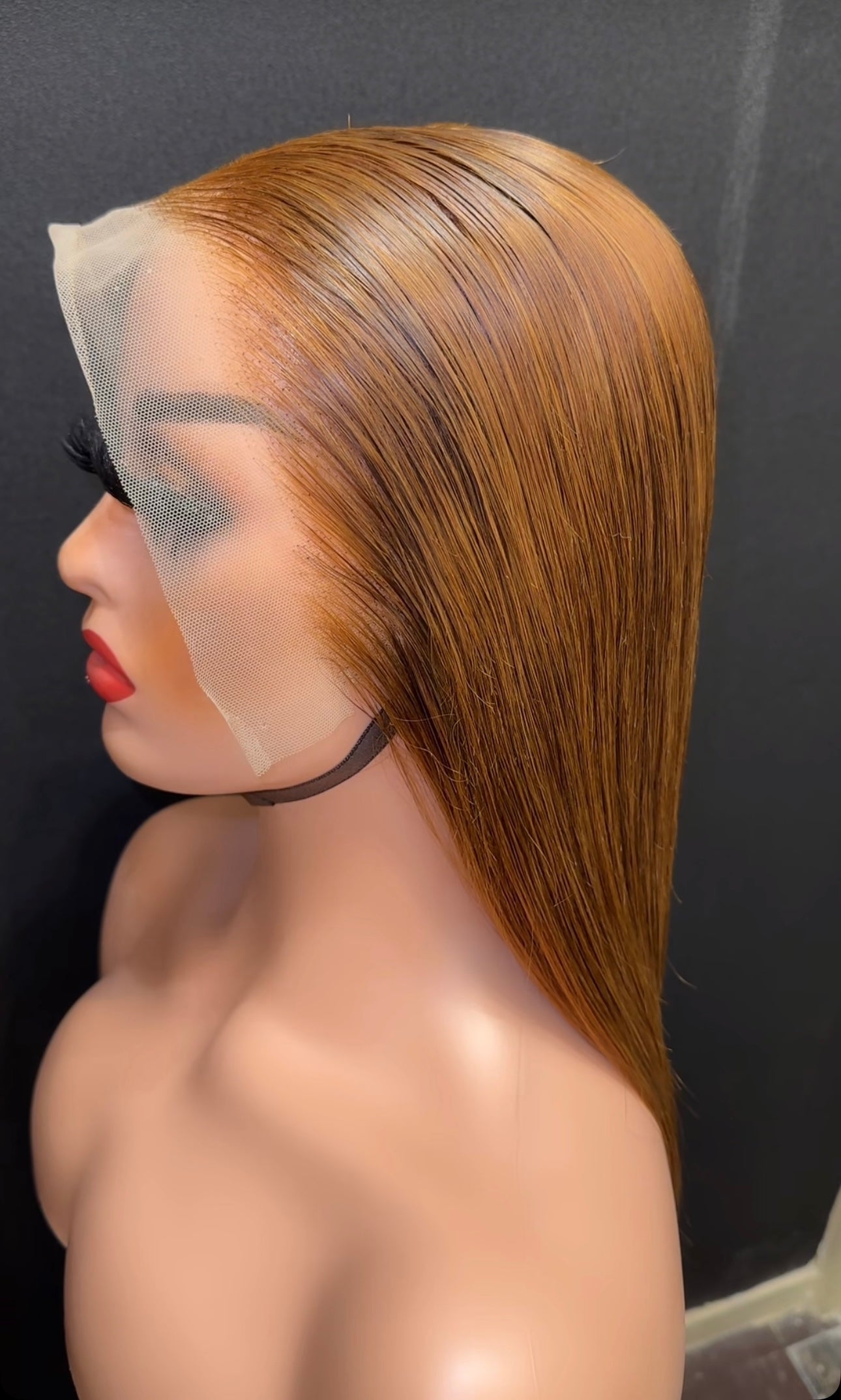 Perruque Lace Frontal Wig naturelle , cheveux lisses, 13x4, Transparent, pour femmes