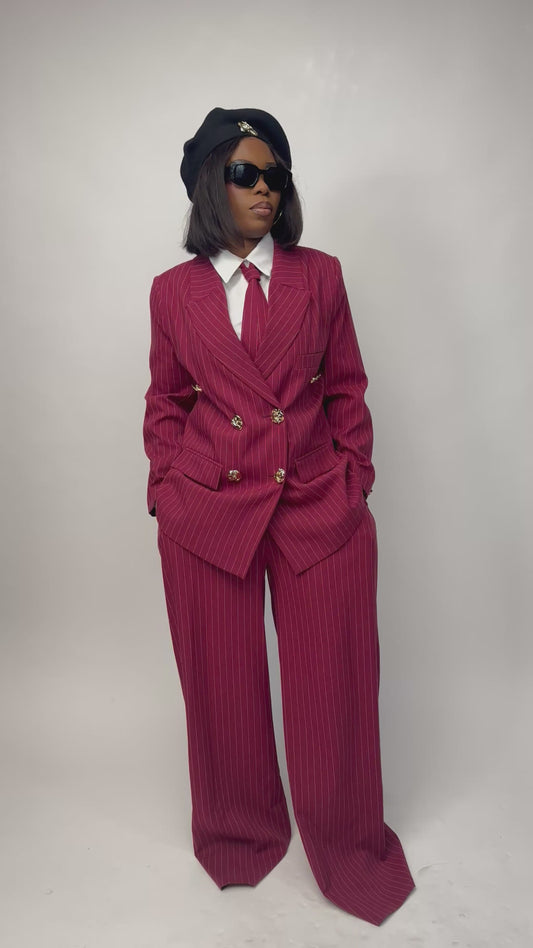 Ensemble, chemise, pantalon, veste cravate